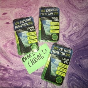 THREE BRAND NEW IPhone Screen Protectors